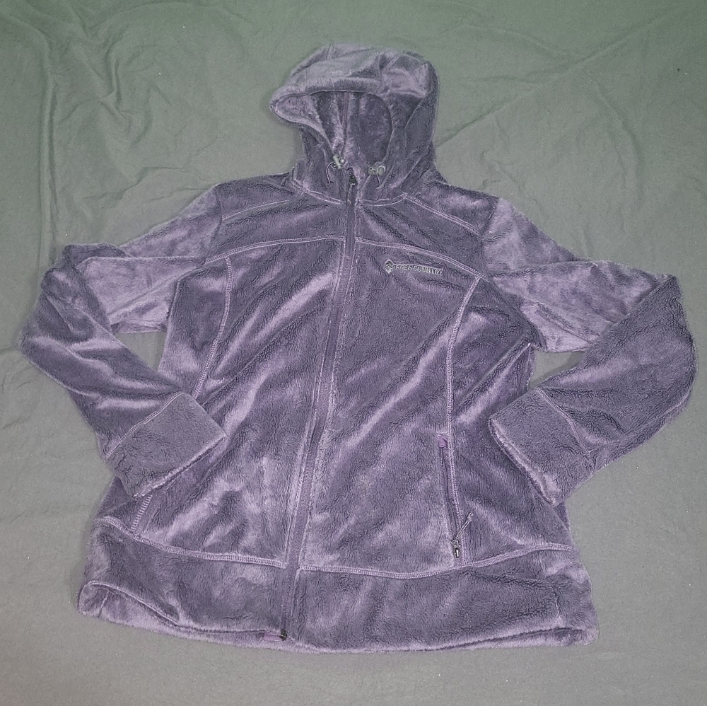 Purple Fuzzy Jacket